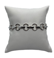 Bracelet Woman in White Gold BR.OB.18.7